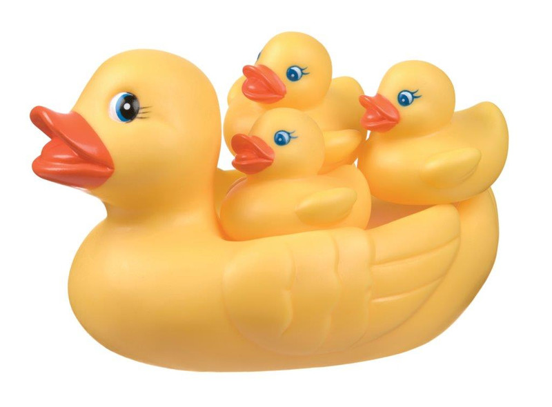 Playgro Bath Duckie Family Игрушка для ванной Оранжевый, Желтый