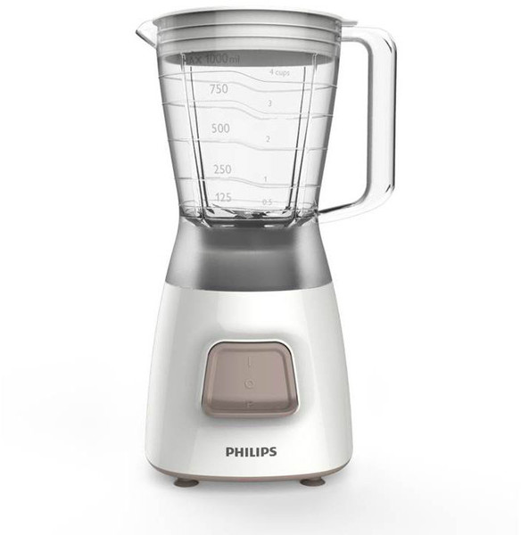 Philips Daily Collection HR2056/00 Tabletop blender 1.25L 350W White blender