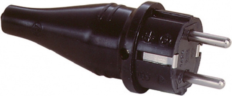 ABL SURSUM 1429190 Schuko 2 Black electrical power plug