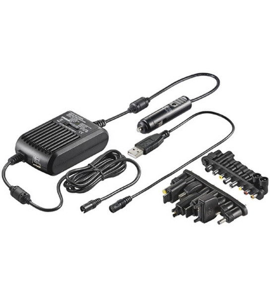 Wentronic NTS 100 A USB max. 5000 mA Black power adapter/inverter