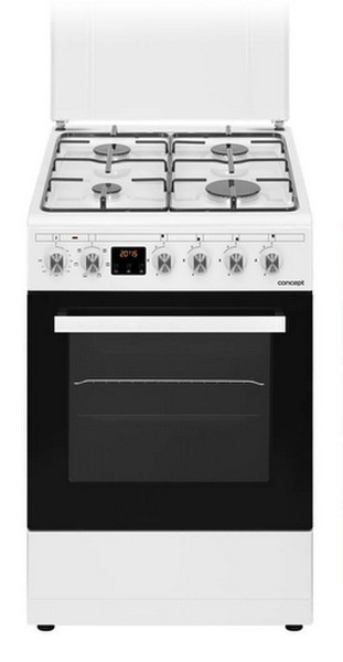 Concept SVK5050 Freestanding Gas hob A Black,White cooker