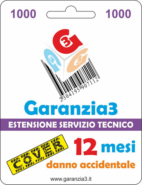 Business Company Garanzia3 Cover, 1000 EUR, 1Y