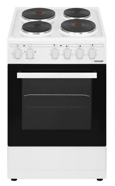 Concept SVL2050 Freestanding Induction hob A Black,White cooker
