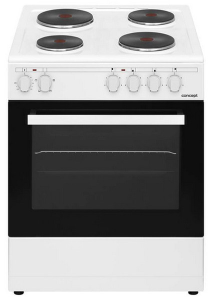 Concept SVL2060 Freestanding Induction hob A Black,White cooker