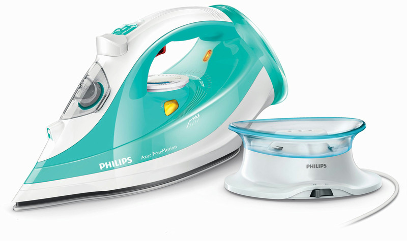 Philips FreeMotion GC4590/70 Dry & Steam iron T-ionicGlide soleplate 2400W Green,White iron