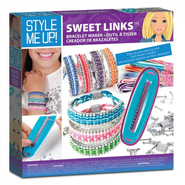 Style Me Up Sweet Links Bracelet Maker Multicolour Bracelet kids' jewelry making kit
