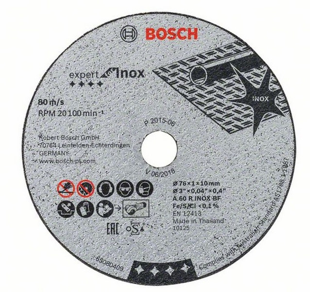 Bosch 2 608 601 520 Ріжучий диск 5шт аксессуар для угловых шлифмашин