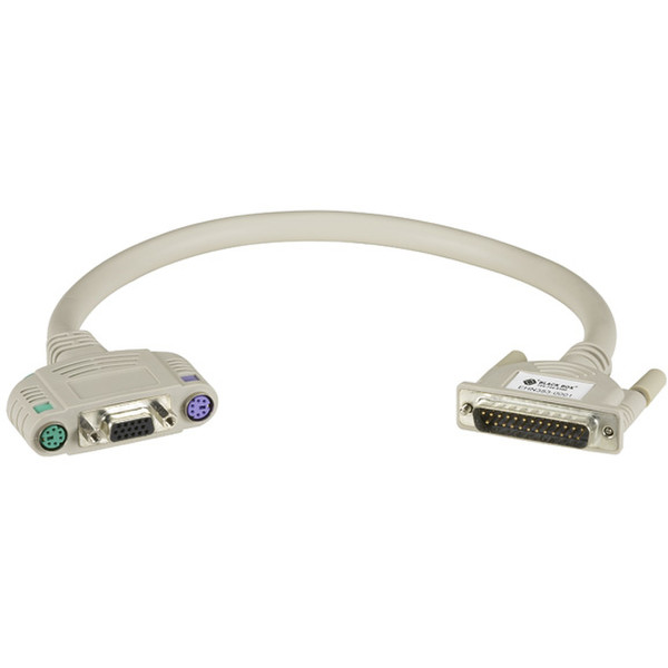 Black Box EHN383-0010 White keyboard video mouse (KVM) cable