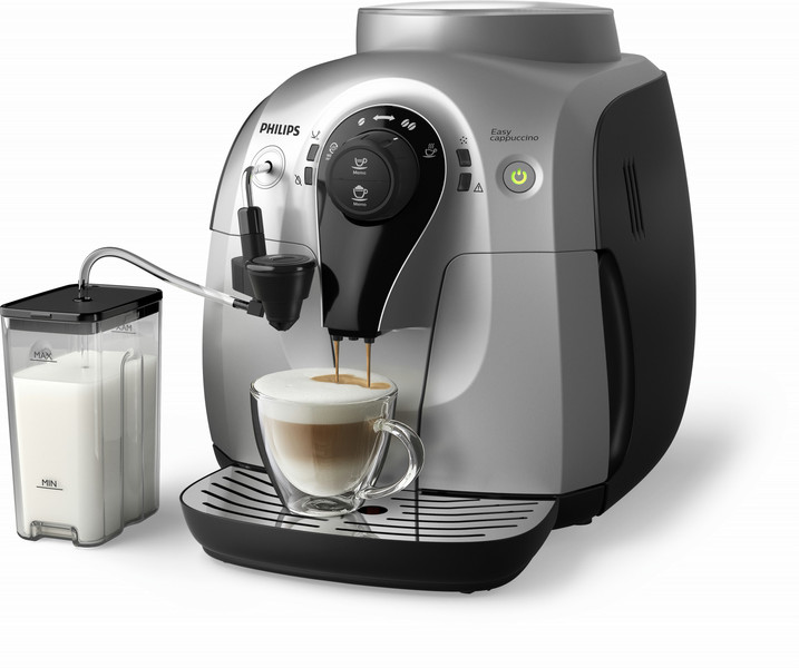 Philips 2100 series HD8652/51 freestanding Fully-auto Espresso machine 1L 8cups Black,Silver coffee maker