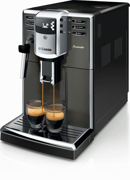 Saeco Incanto HD8913/11 Отдельностоящий Автоматическая Машина для эспрессо 1.8л Серый, Cеребряный кофеварка