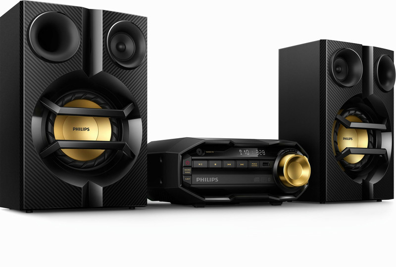 Philips FX10/12 Mini set 230W Black,Gold home audio set
