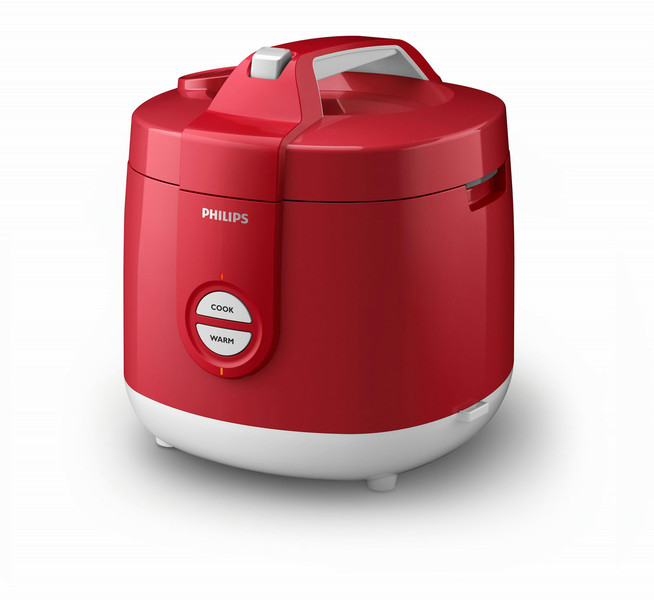 Philips Daily Collection HD3127/32 2L 400W Red,White rice cooker