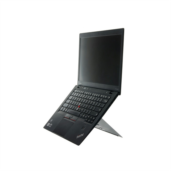 R-Go Tools Riser Attachable Laptopständer, integriert, verstellbar, schwarz
