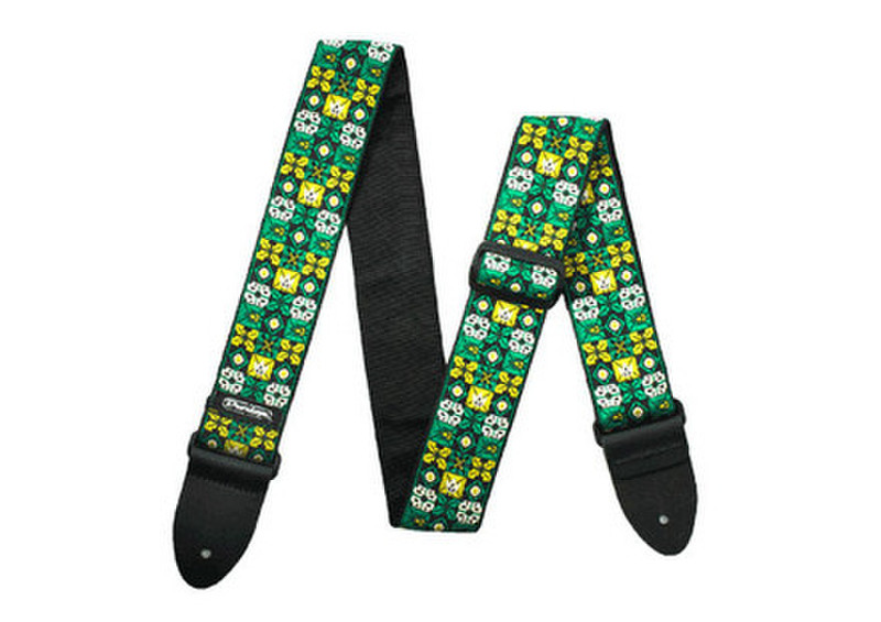 Dunlop D67-01GN Unisex Green Jacquard-woven fabric belt