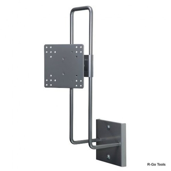 R-Go Tools Up & Down Wall Bracket, adjustable, silver