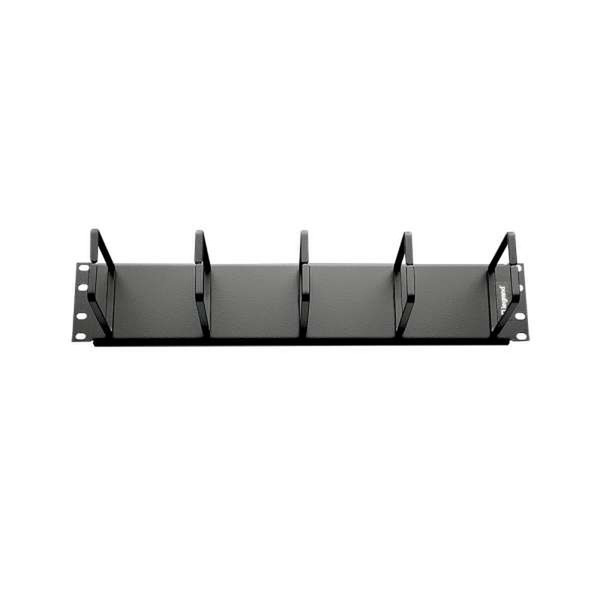 C2G 14594 Ablage Cable holder Schwarz 1Stück(e) Kabel-Organizer