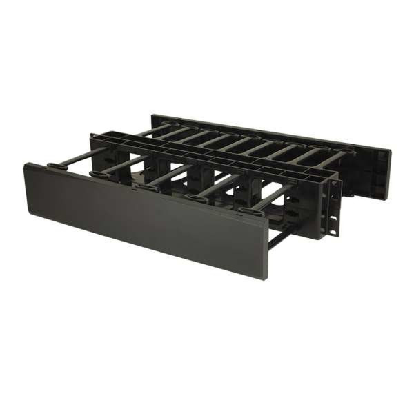 C2G 14598 Rack Cable tray Black cable organizer