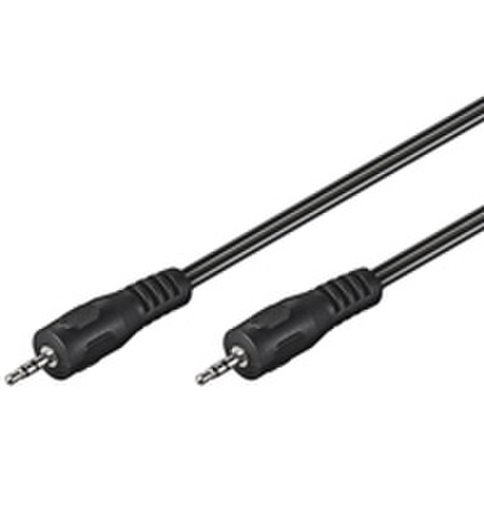 Wentronic AVK 119-250 Q 2.5m 2.5m 3.5mm Schwarz Audio-Kabel