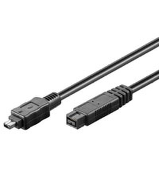 Wentronic 1.8 FireWire 800 Cable 1.8m Schwarz Firewire-Kabel