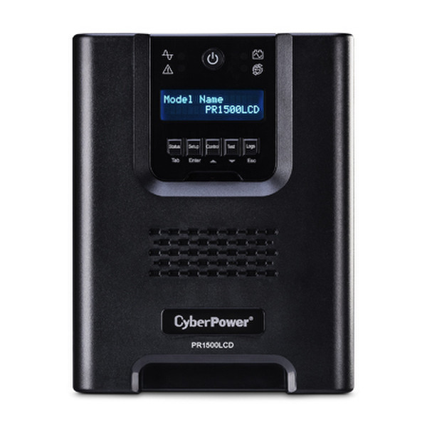 CyberPower PR1500LCDN Интерактивная 1500ВА 8розетка(и) Mini tower Черный источник бесперебойного питания