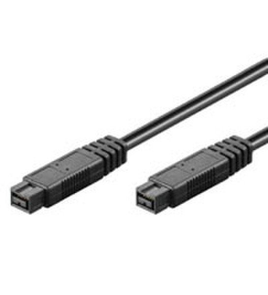 Wentronic CAK IEEE 1394b 9P/9P 4.5m 4.5м Черный FireWire кабель