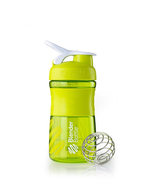 BlenderBottle SportMixer 590ml Green drinking bottle