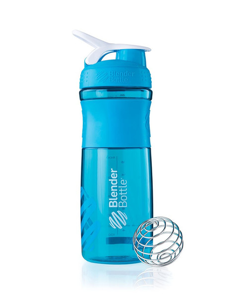 BlenderBottle SportMixer 820ml Turquoise drinking bottle