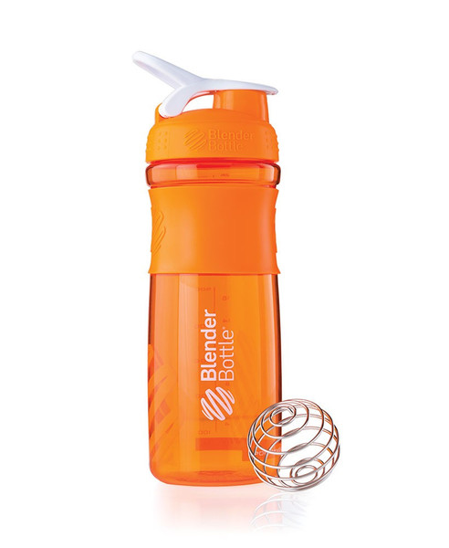 BlenderBottle SportMixer 820ml Orange drinking bottle