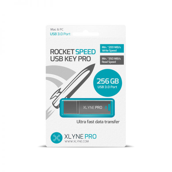 xlyne Rocket Speed 256GB USB 3.0 Silber USB-Stick