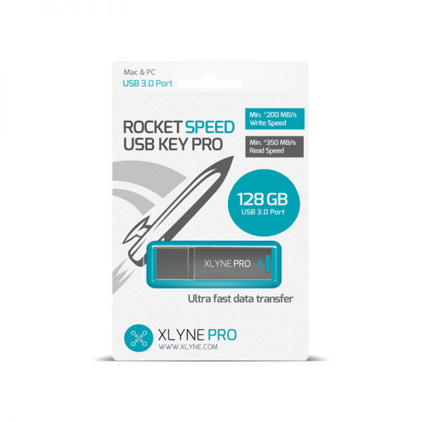 xlyne Rocket Speed 128ГБ USB 3.0 Cеребряный USB флеш накопитель