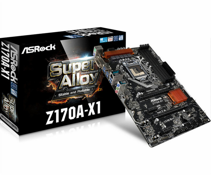 Asrock Z170A-X1 Intel Z170 LGA1151 ATX motherboard