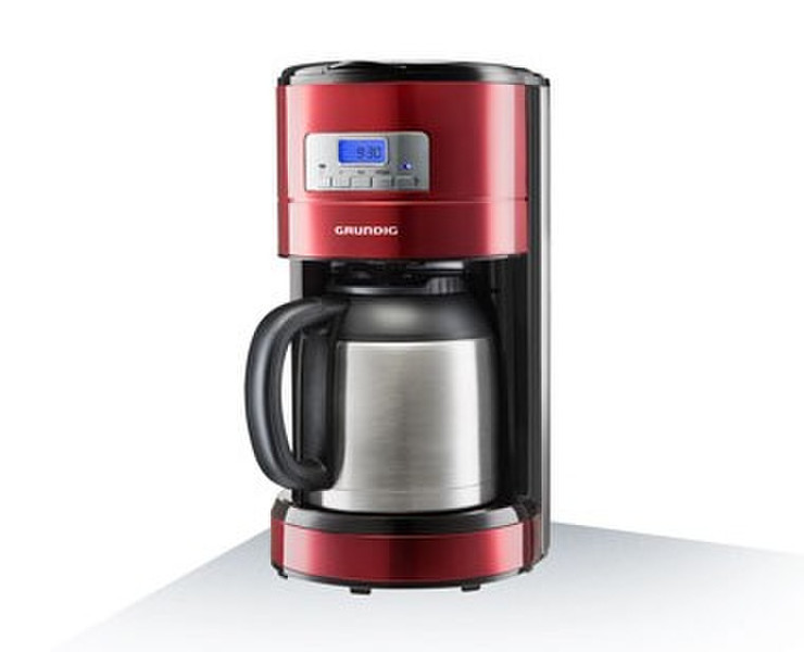 Grundig KM 6330 T Drip coffee maker 1.2L 8cups Black,Red