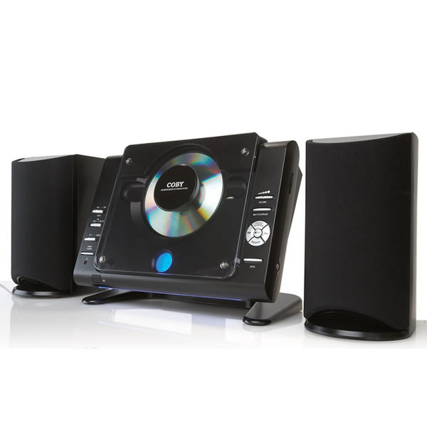 Coby Micro CD Player Stereo System Portable CD player Schwarz
