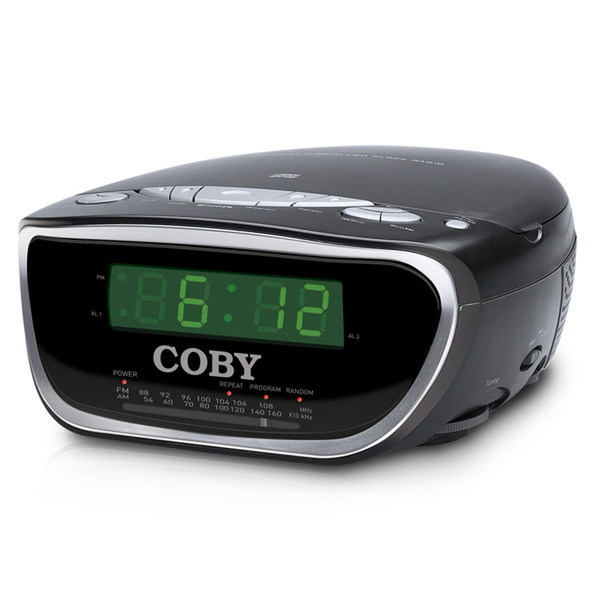 Coby CDRA147 Schwarz Wecker