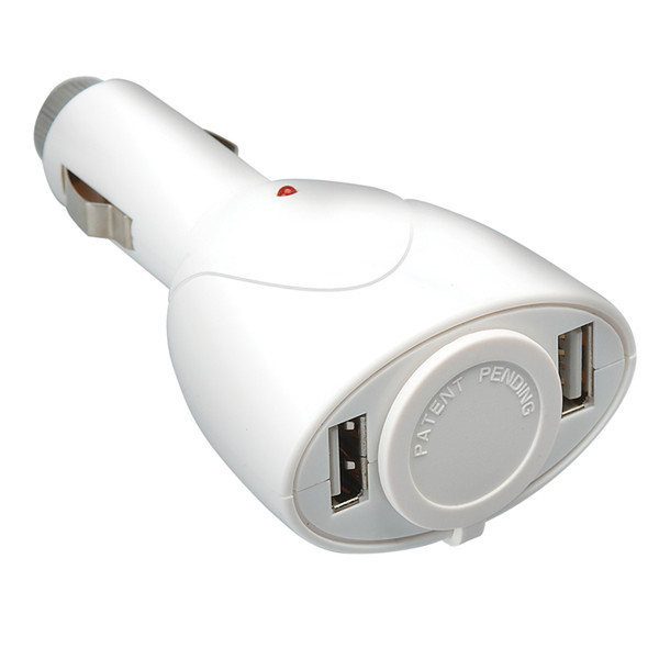 Coby Dual USB Charger White power adapter/inverter