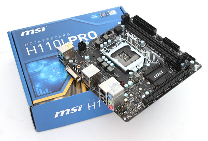MSI H110I PRO Intel H110 LGA 1151 (Socket H4) Mini ITX материнская плата