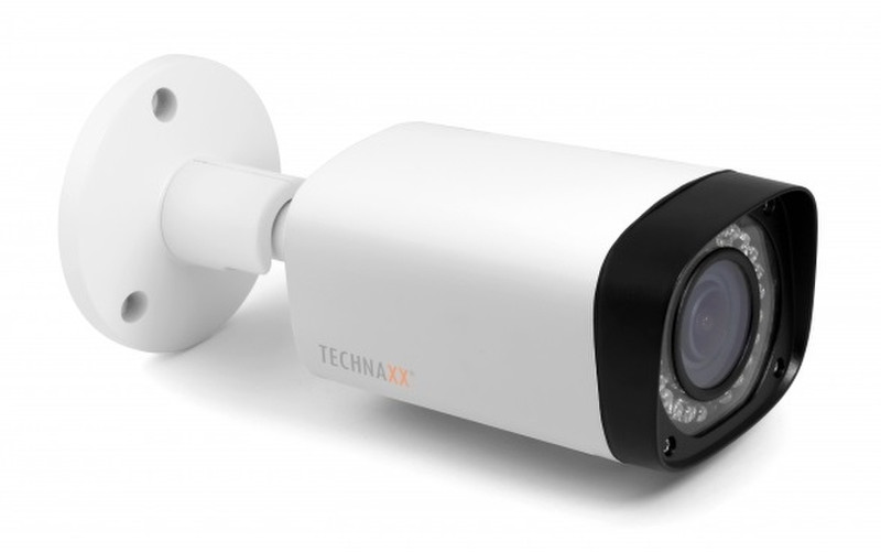Technaxx 4566 CCTV В помещении и на открытом воздухе Пуля Белый камера видеонаблюдения