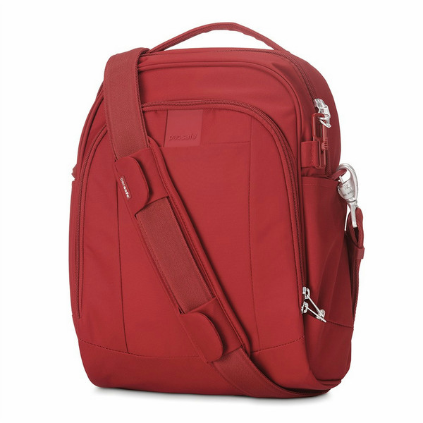 Pacsafe Metrosafe LS250 Red Nylon men's shoulder bag