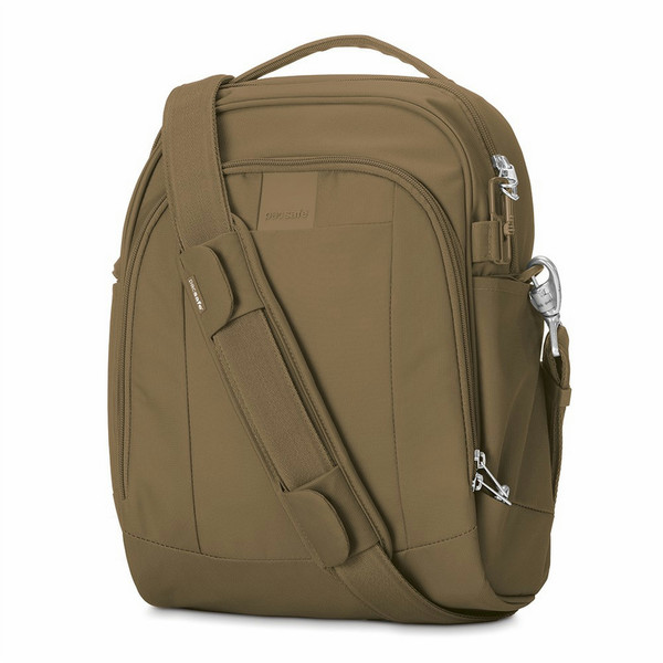 Pacsafe Metrosafe LS250 Brown Nylon men's shoulder bag