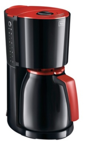 Melitta 1017-10 Капельная кофеварка 8чашек Черный, Красный кофеварка