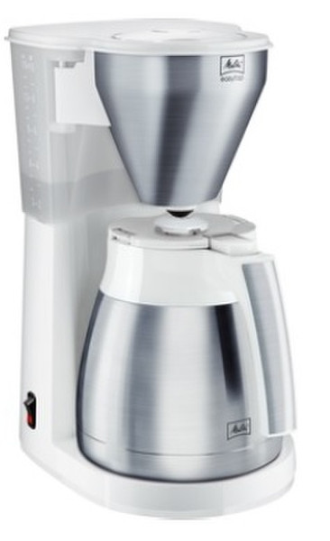 Melitta 1010-10 Drip coffee maker 10cups Stainless steel,White coffee maker