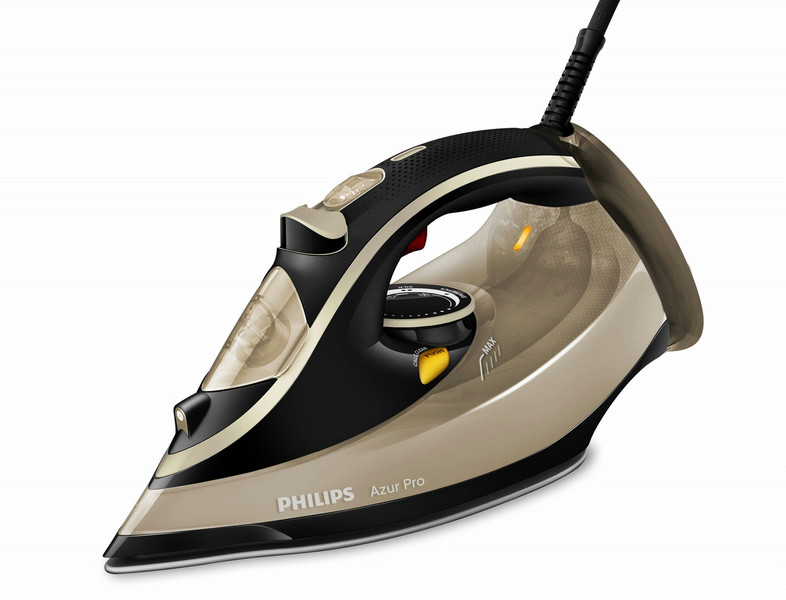 Philips Azur Pro GC4885/00 Steam iron T-ionicGlide soleplate 3000W Black,Brown iron