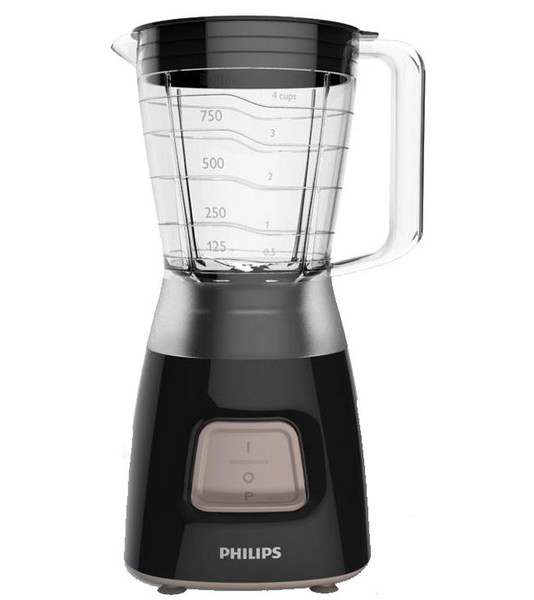 Philips Daily Collection HR2052/90 Tabletop blender 1.25L 350W Black blender