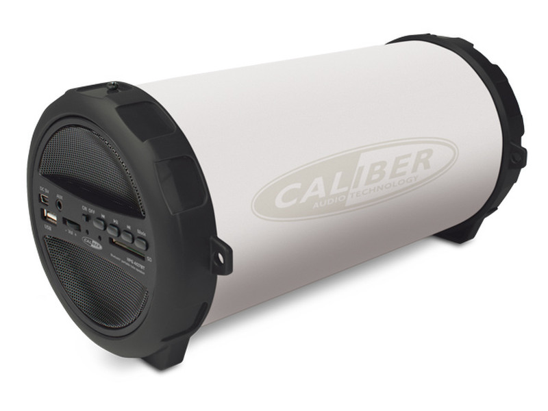 Caliber HPG407BT/W 2,1 System Röhre Schwarz, Weiß Tragbarer Lautsprecher