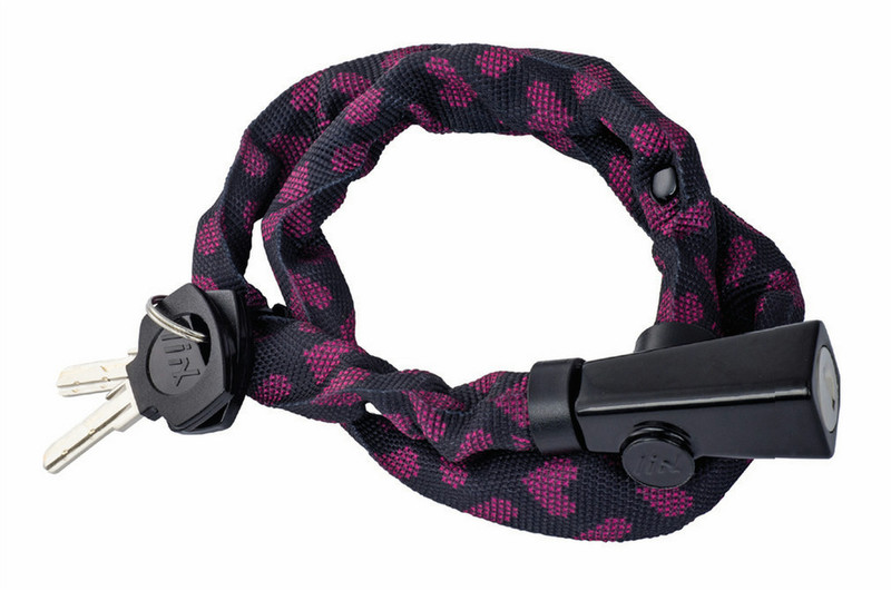 Liix Stitched Love Черный, Розовый 600мм Cable lock