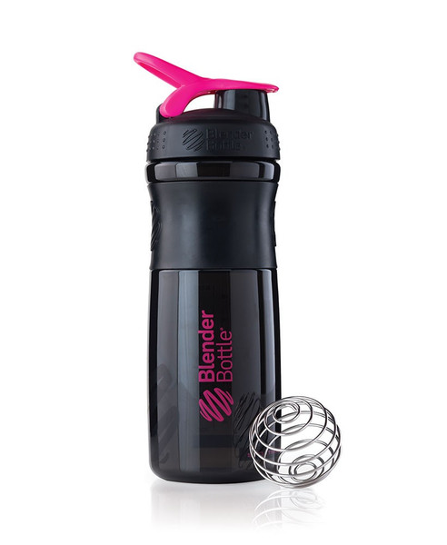 BlenderBottle SportMixer 820мл Черный, Розовый бутылка для питья