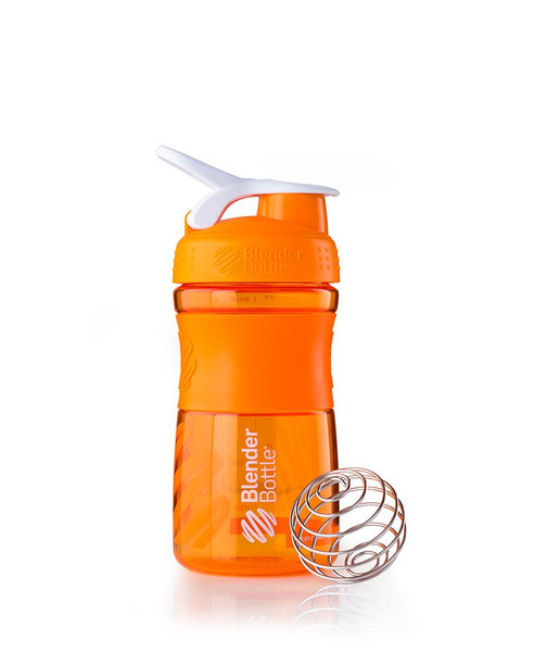 BlenderBottle SportMixer 590ml Orange drinking bottle