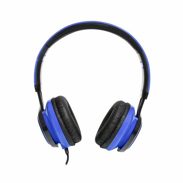 Gear Head HS3500 Оголовье Стереофонический Проводная Черный, Синий