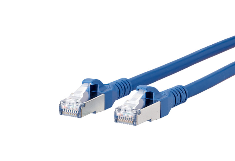 METZ CONNECT 1308452044-E 2m Cat6a S/FTP (S-STP) Blue networking cable