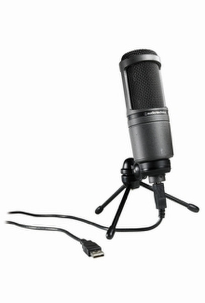 Audio-Technica ATE-AT2020 Studio microphone Wired Black microphone